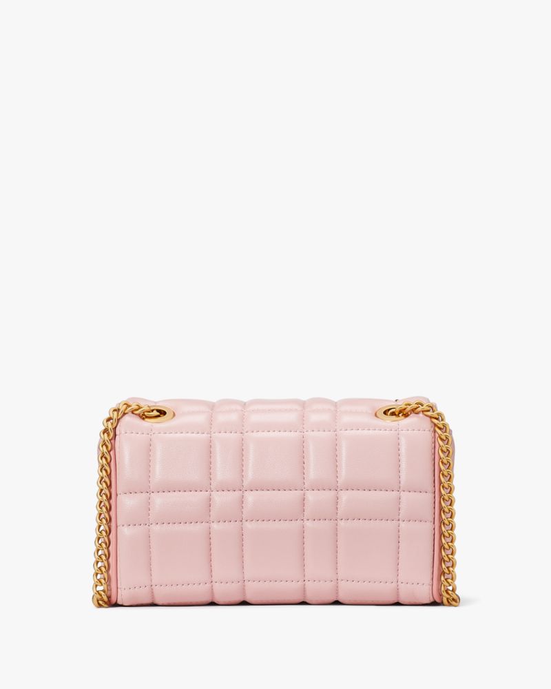 Kate Spade,Evelyn Quilted Small Shoulder Crossbody,Small,Evening,Pink Dune