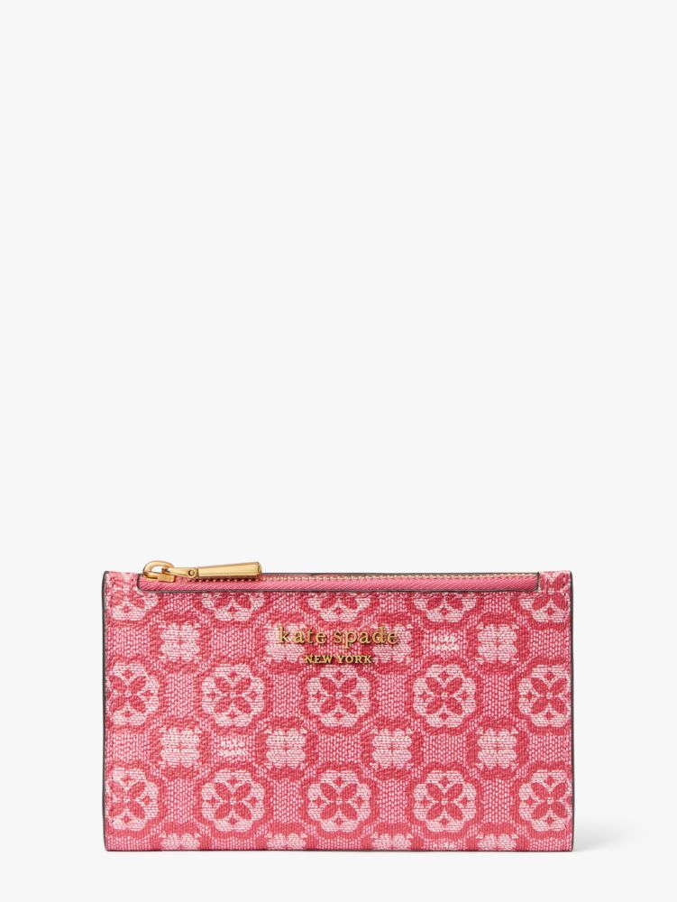 The Monogram Jacquard Mini Compact Wallet