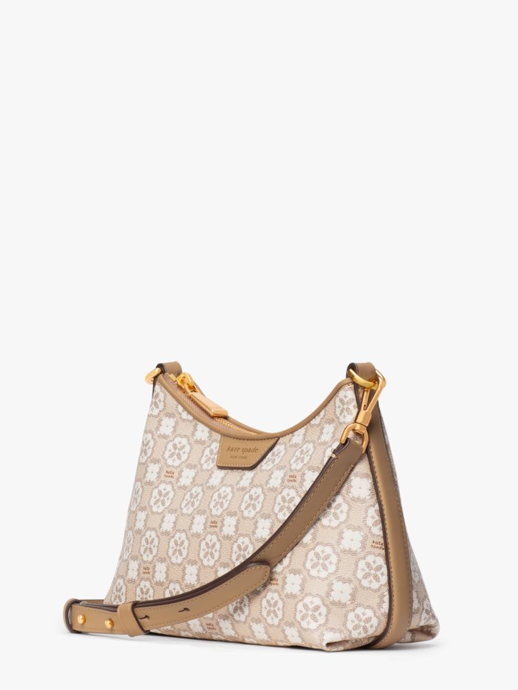 Kate Spade New York Spade Flower Monogram Coated Canvas Top Zip Crossbody, Crossbody Bags, Clothing & Accessories