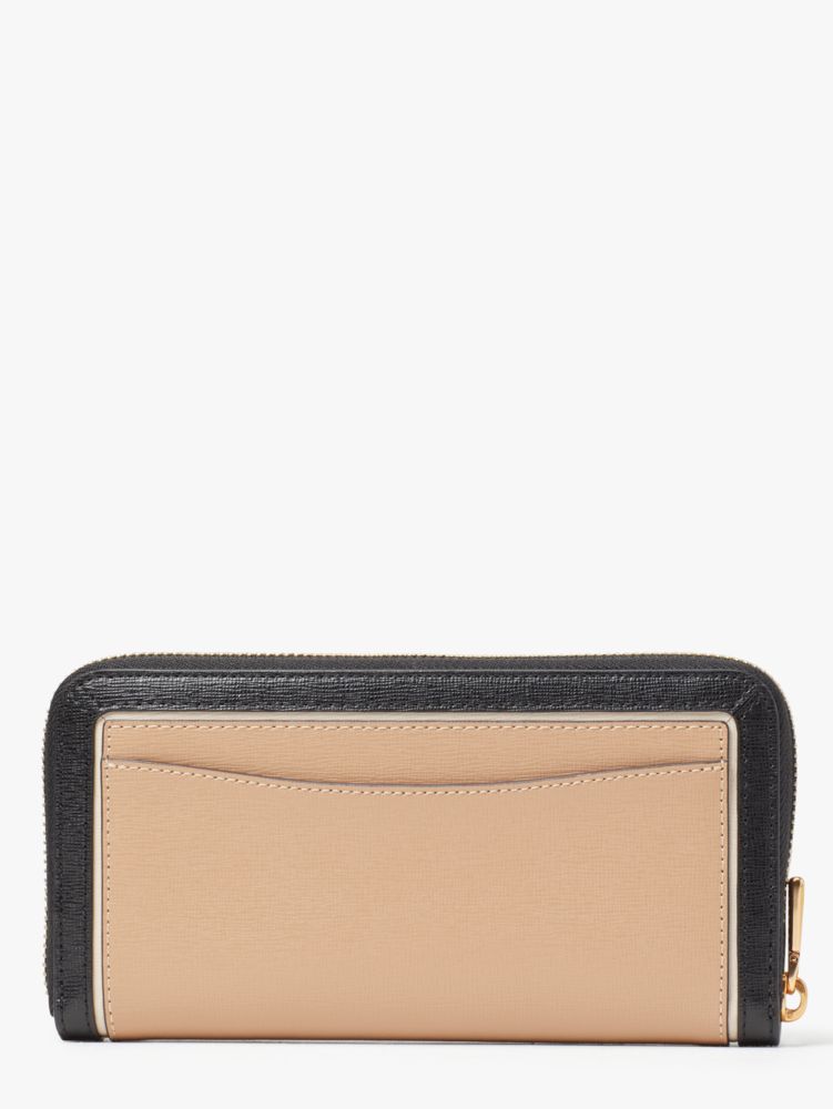 Kate Spade,Morgan Colorblocked Zip-around Continental Wallet,