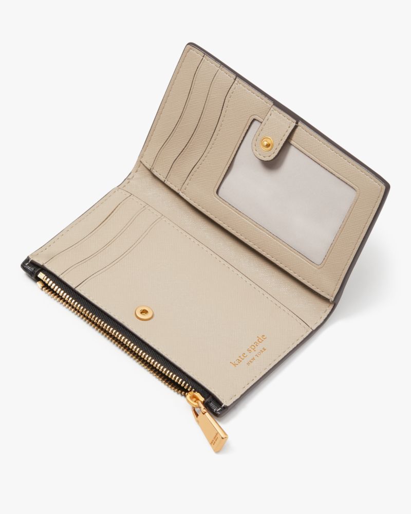 Morgan Colorblocked Small Slim Bifold Wallet