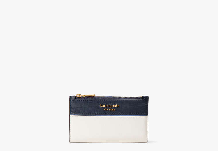 Kate Spade,Morgan Colorblocked Small Slim Bifold Wallet, image number 0