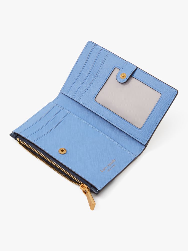 Kate Spade,Morgan Colorblocked Small Slim Bifold Wallet,