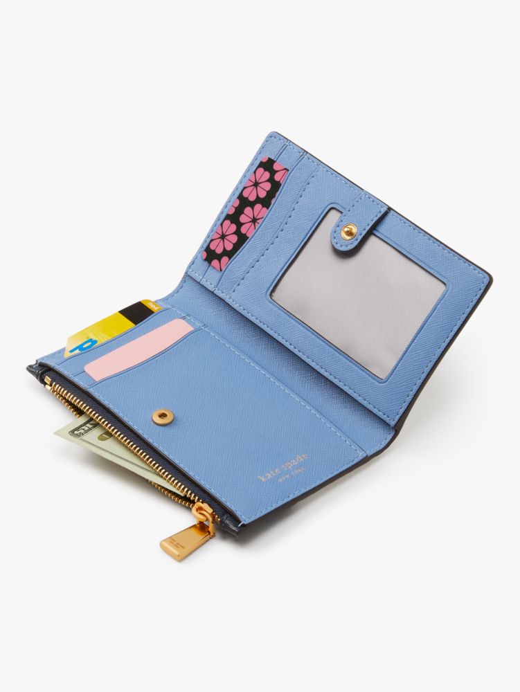 Morgan Colorblocked Small Slim Bifold Wallet