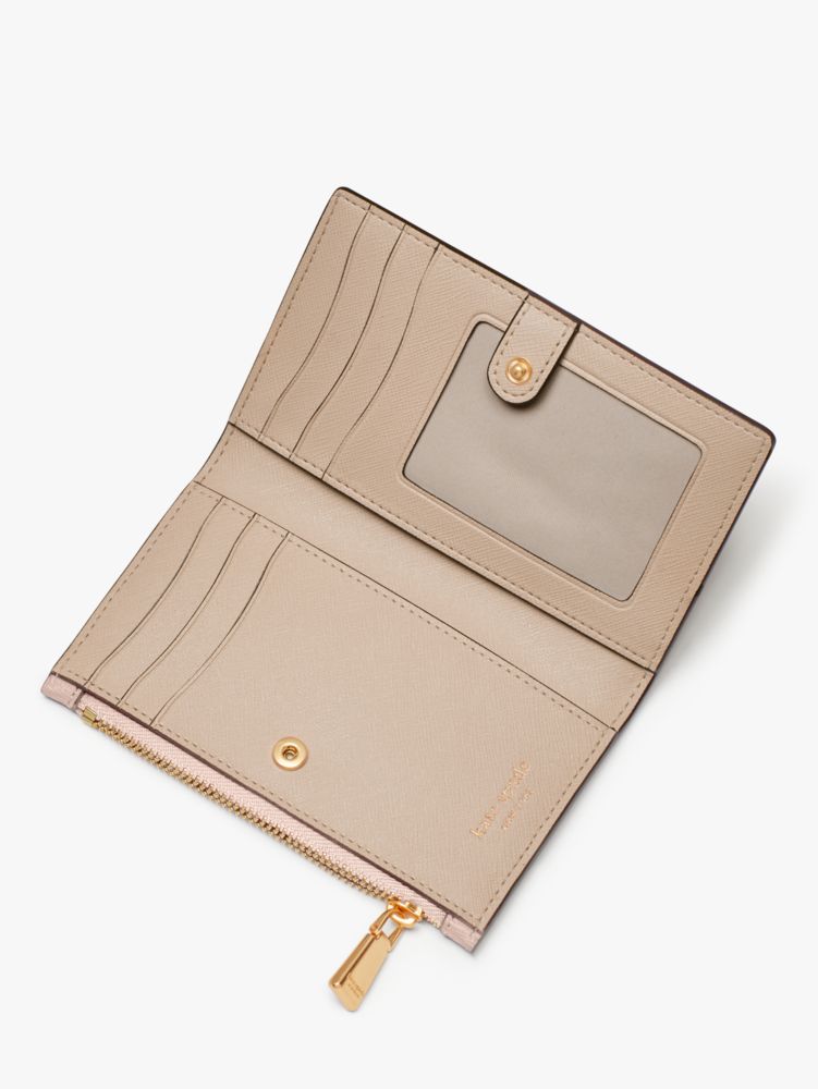 Morgan Colorblocked Small Slim Bifold Wallet