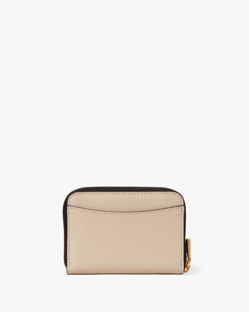 Morgan Colorblocked Zip Card Case