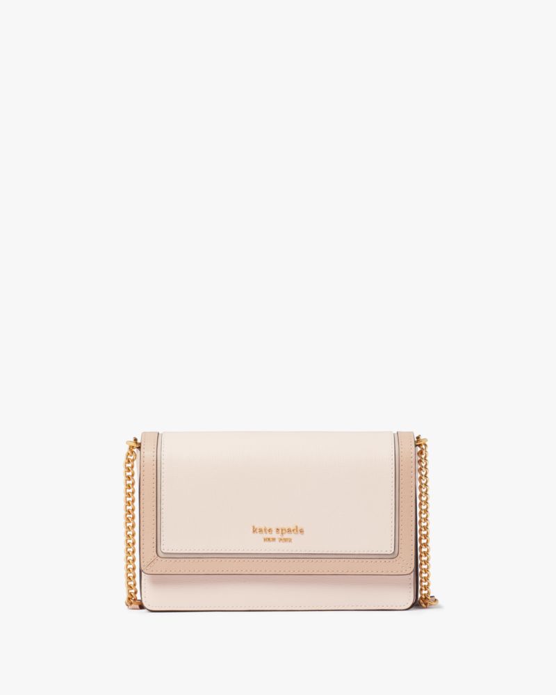 Kate Spade New York Morgan Double Zip Dome Crossbody - Pale Dogwood