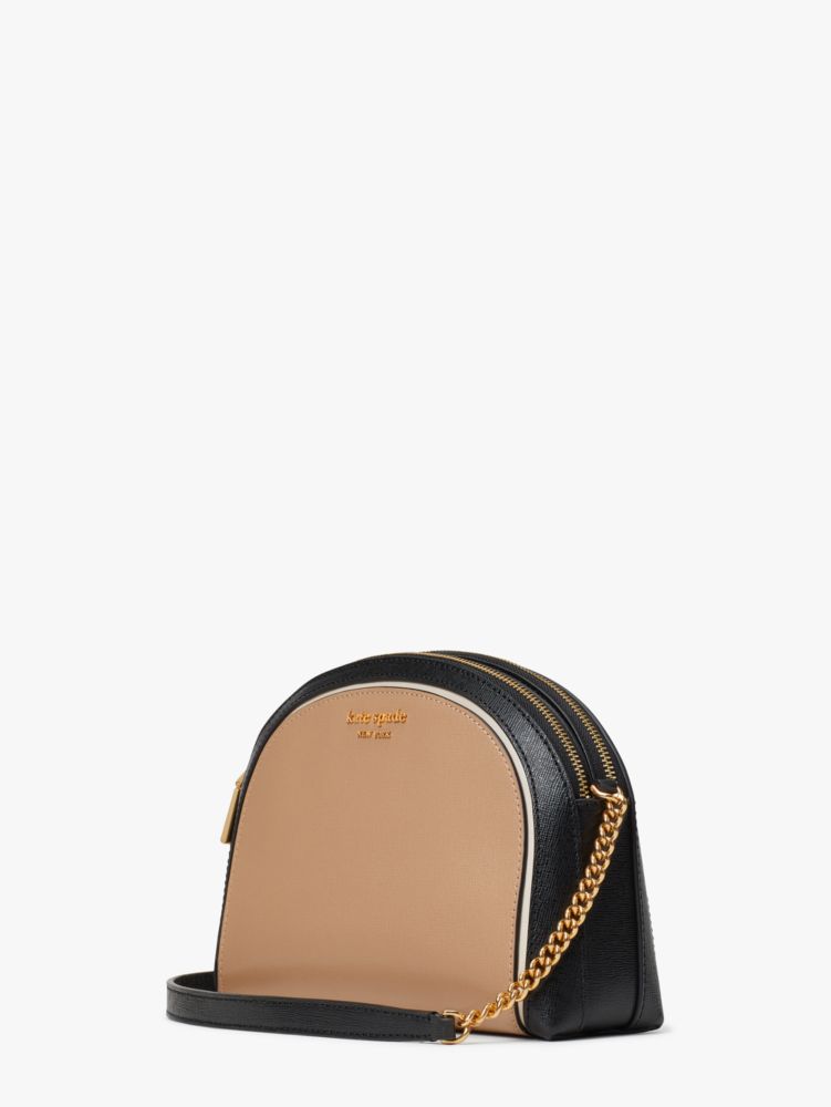 Kate Spade,Morgan Colorblocked Double-zip Dome Crossbody,