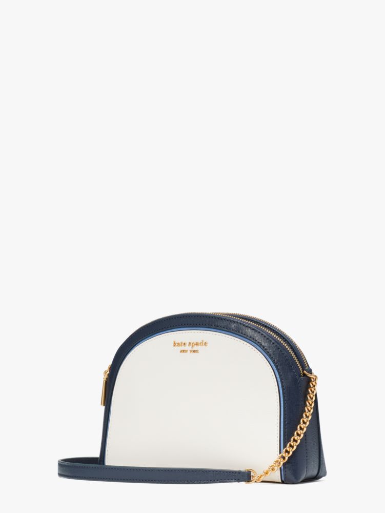 Kate Spade,Morgan Colorblocked Double-zip Dome Crossbody,