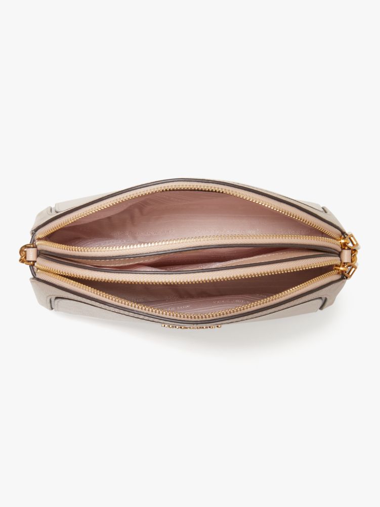 Morgan Flower Bed Embossed Double zip Dome Crossbody｜TikTok Search