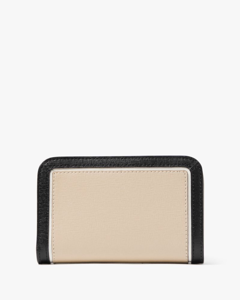 Kate Spade,モーガン カラーブロック コンパクト ウォレット,ミニ財布,アースンウェア ブラックマルチ