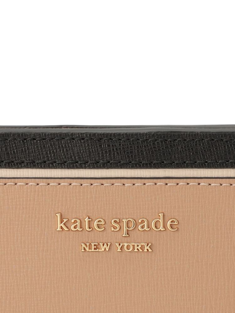 Kate Spade,モーガン カラーブロック コンパクト ウォレット,ミニ財布,カフェモカマルチ