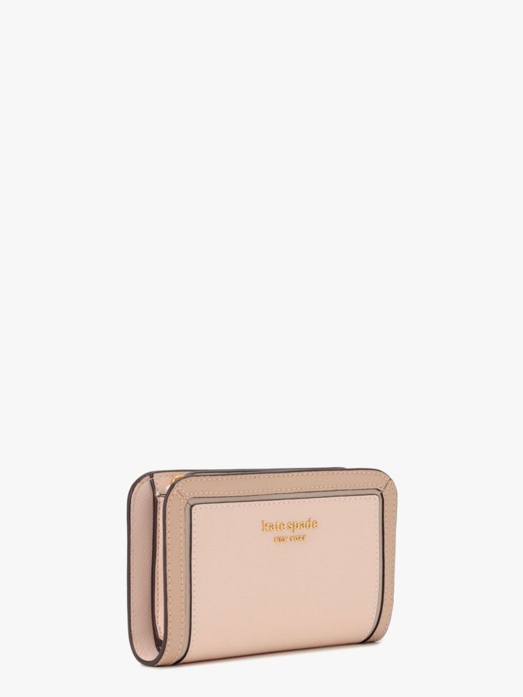 Kate Spade,モーガン カラーブロック コンパクト ウォレット,ミニ財布,ペールドッグウッドマルチ