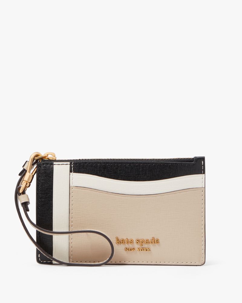 Kate Spade Morgan Colorblocked Card Case Wristlet