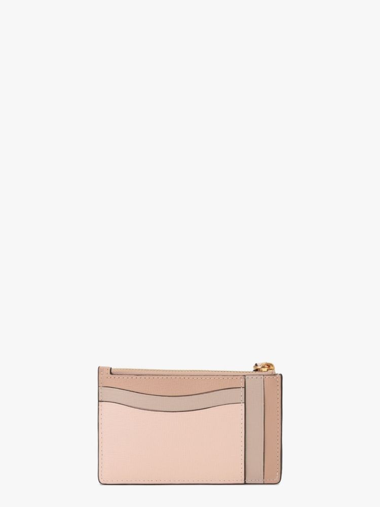 Kate Spade,モーガン カラーブロック カード ケース リスレット,カードケース & キーケース,ペールドッグウッドマルチ