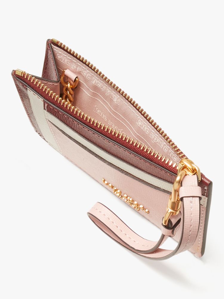 Kate Spade,Morgan Colorblocked Card Case Wristlet,