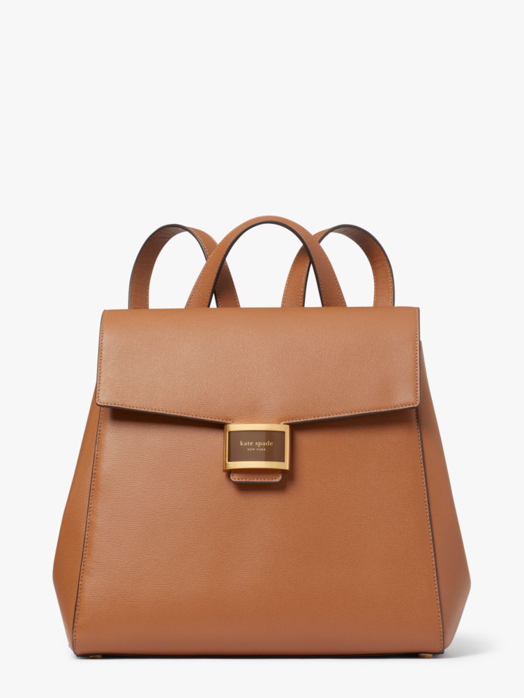 Kate Spade,Katy Medium Flap Backpack,Medium,Allspice Cake