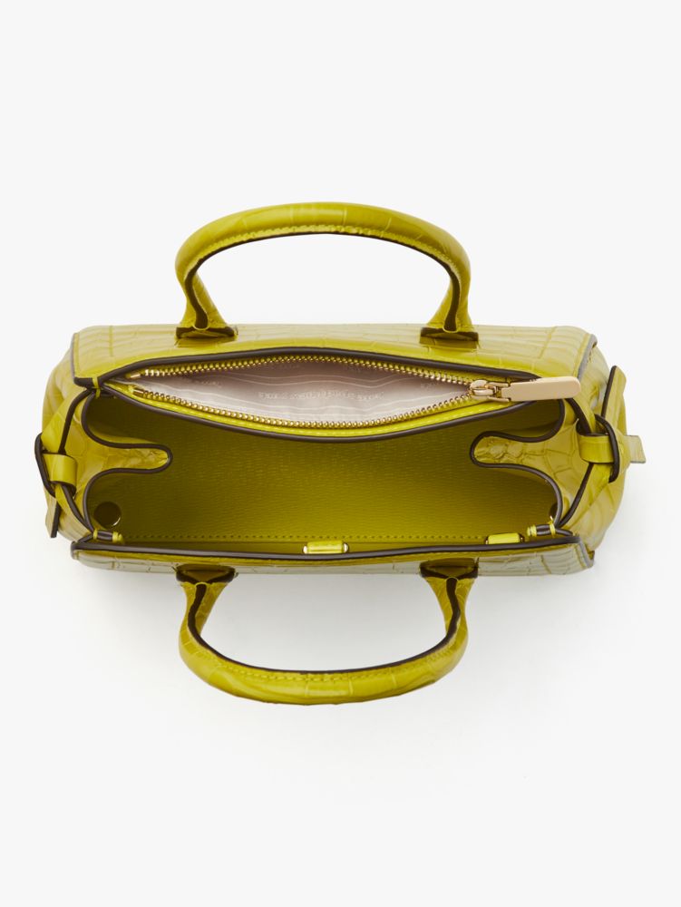 Kate Spade,Knott Croc-embossed Mini Satchel,