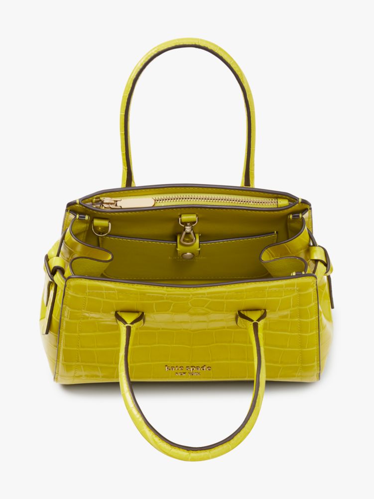 Knott Croc-embossed Mini Satchel