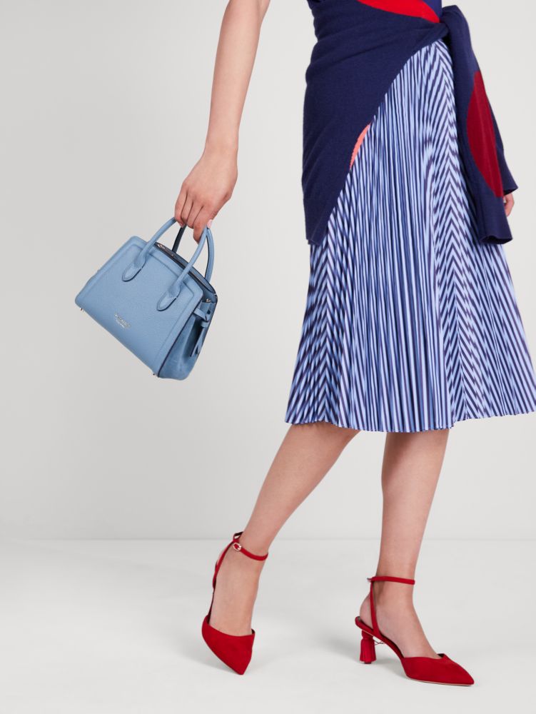 Kate Spade New York Women's Knott Mini Satchel Bag - Crystal Blue