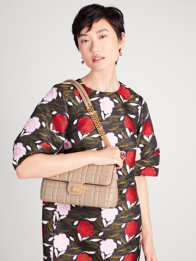 Kate Spade,Evelyn Quilted Medium Convertible Shoulder Bag,
