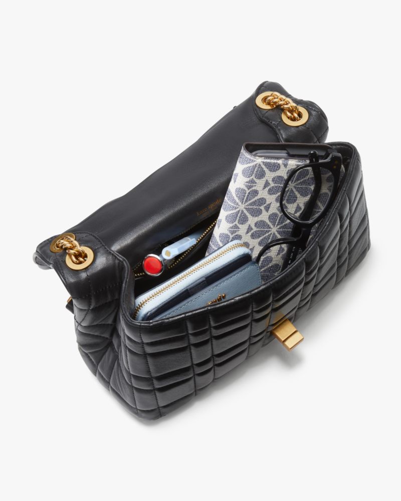 Evelyn Quilted Medium Convertible Shoulder Bag | Kate Spade UK