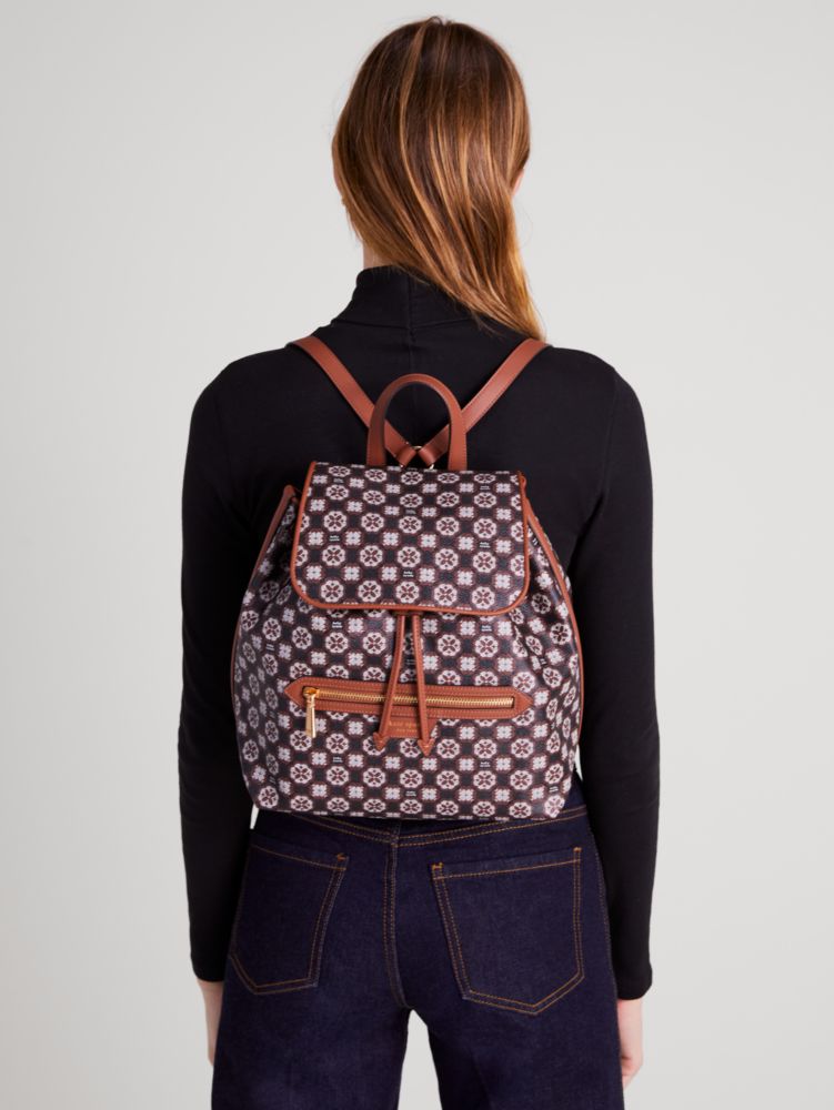 Kate spade flap outlet backpack