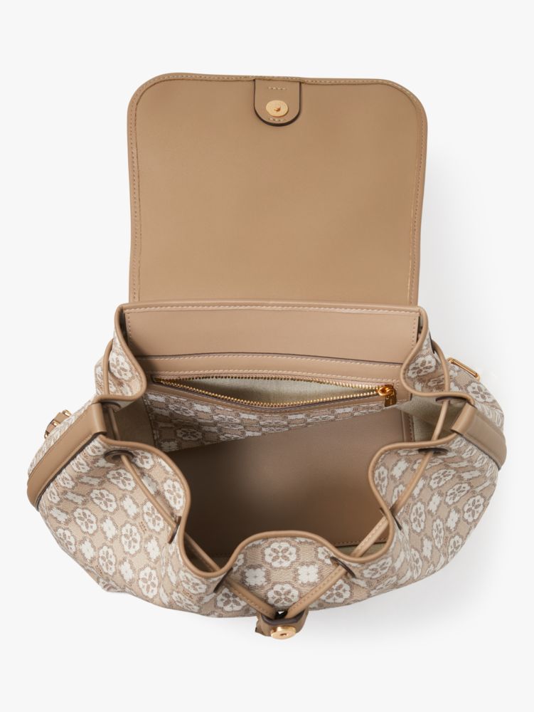 限定 K9028 Kate Spade Flower Monogram Mia Flap Backpack Spade Flower Monogram Mia Flap Backpack | Kate Spade New