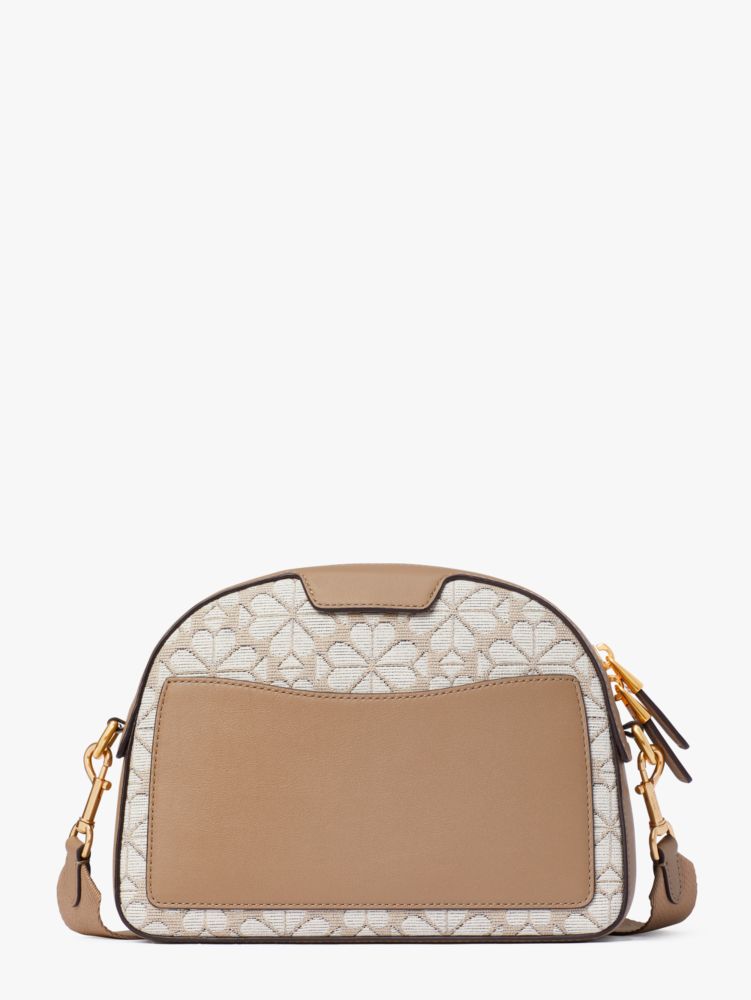 Kate Spade,Spade Flower Jacquard Stripe Addy Medium Dome Crossbody,