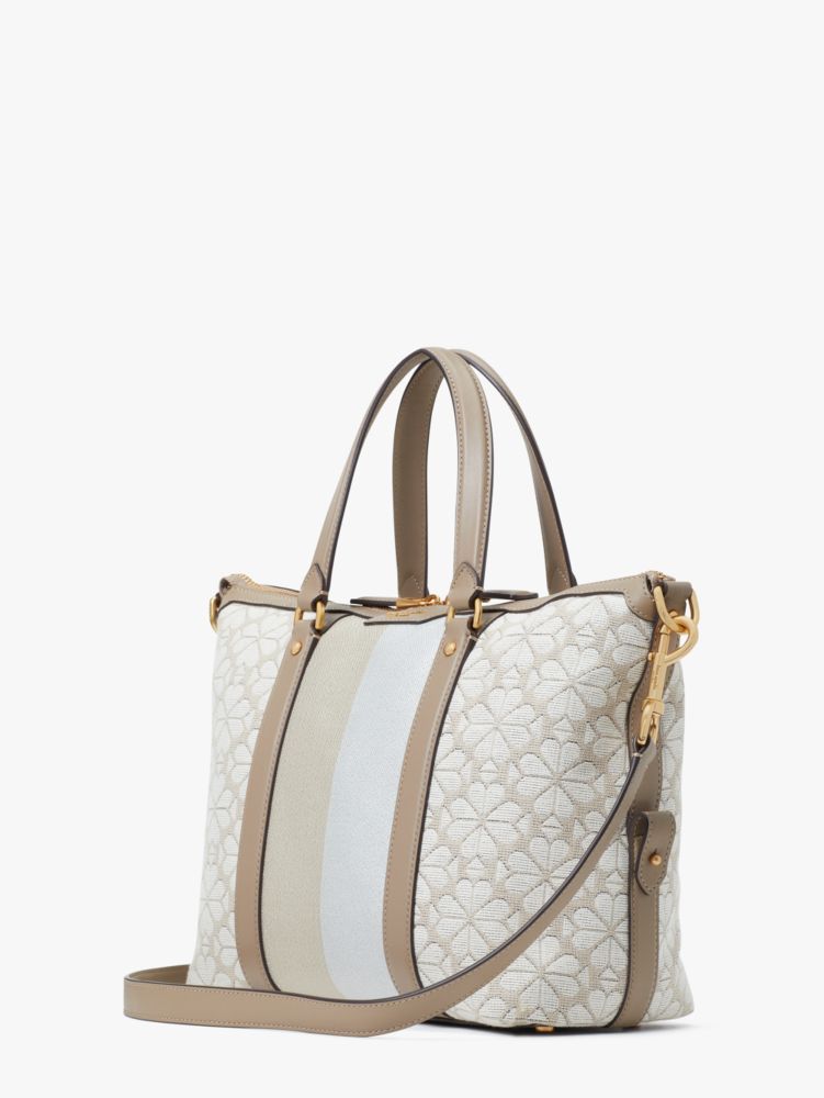 Buy Kate Spade New York Spade Flower Jacquard Stripe Small Hobo Bag Cream  Multi One Size at