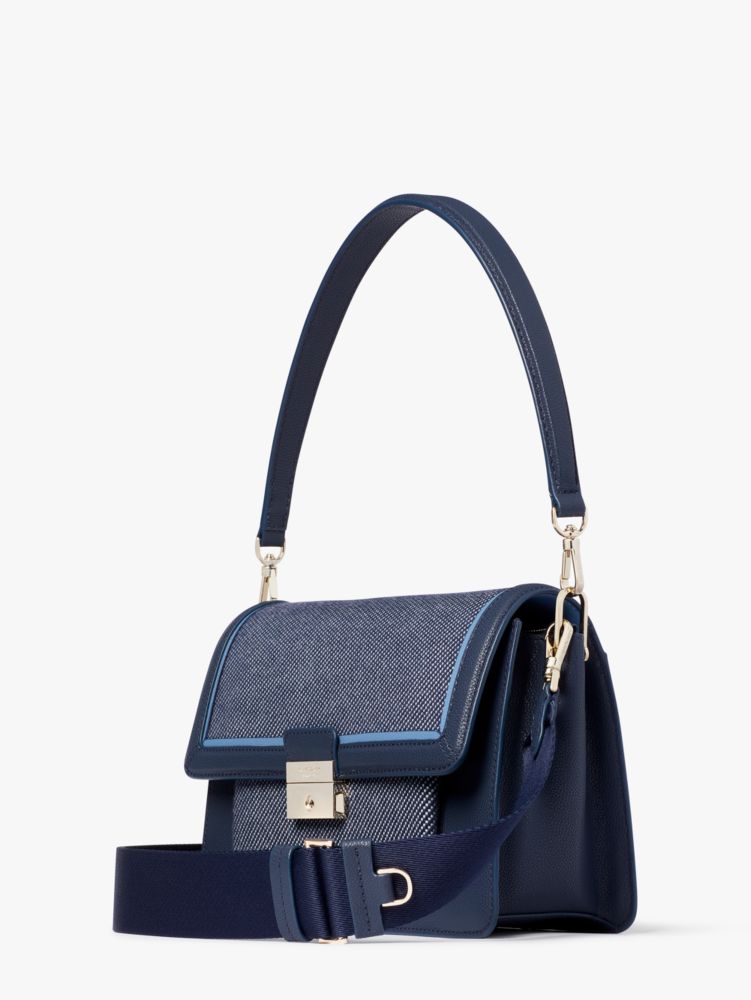 Kate Spade,Voyage Chambray Twill Medium Shoulder Bag,