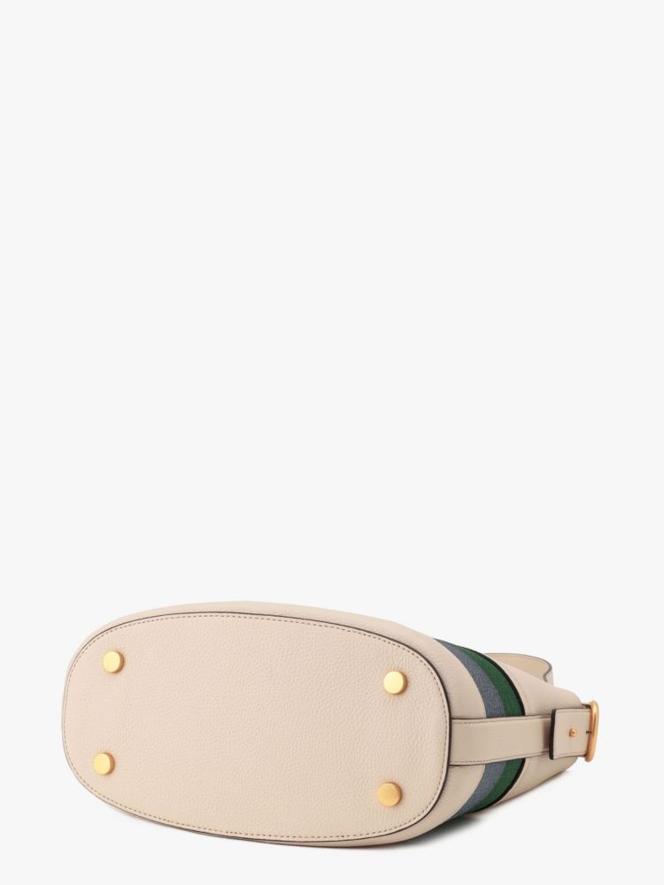 Kate Spade,レーシング ストライプ カミラ ミディアム ショルダーバッグ,桜の木