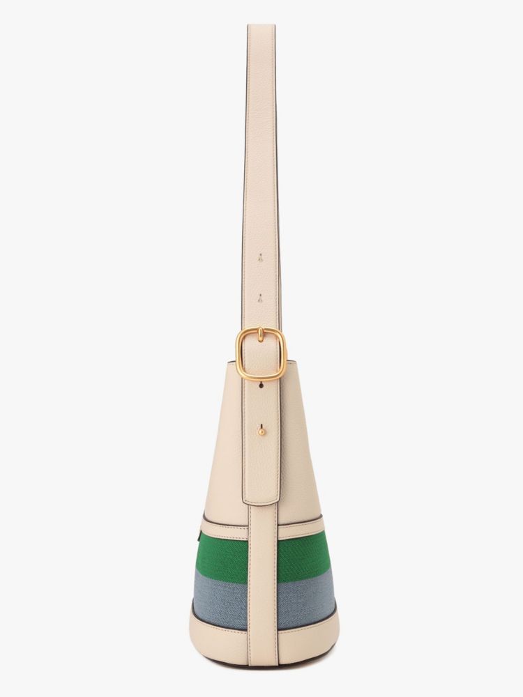 Kate Spade,レーシング ストライプ カミラ ミディアム ショルダーバッグ,桜の木