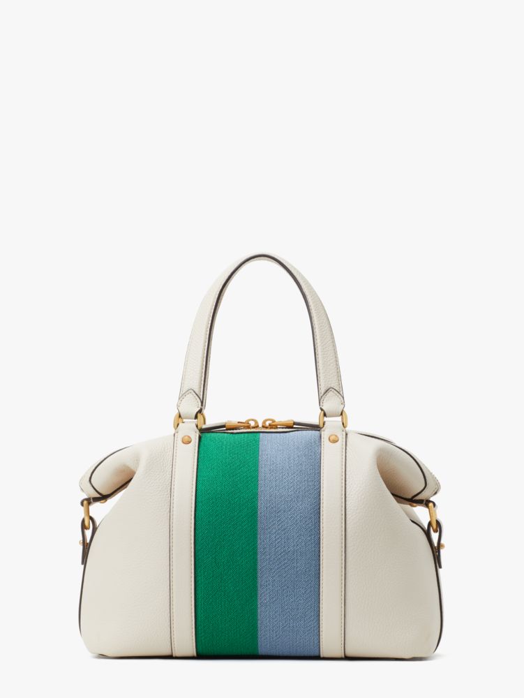 Kate Spade,Racing Stripe Faye Medium Satchel,