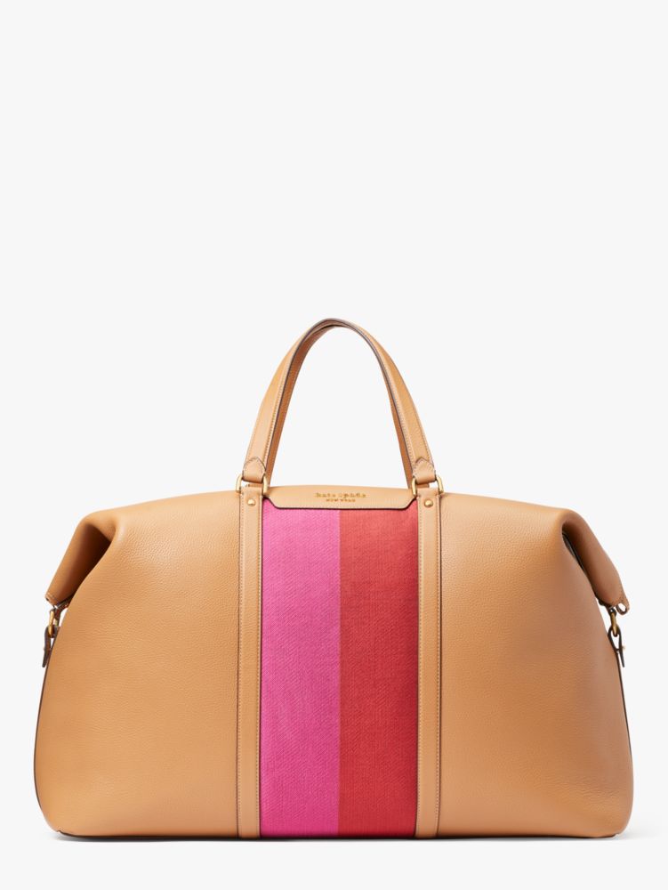 Kate spade leather weekender bag new arrivals