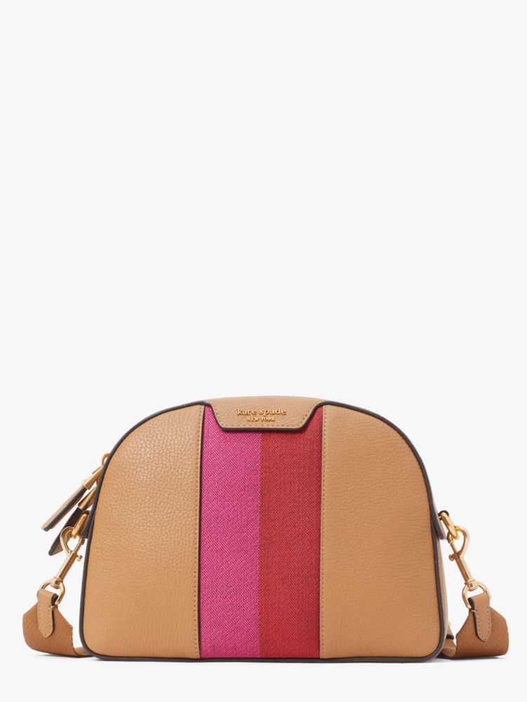 Racing Stripe Addy Medium Dome Crossbody