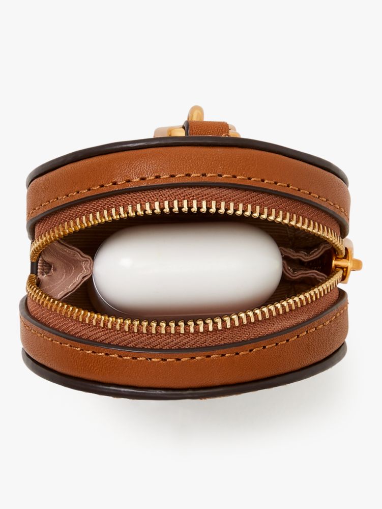 Kate Spade,Lucy Smooth Leather Airpod Pro Case,