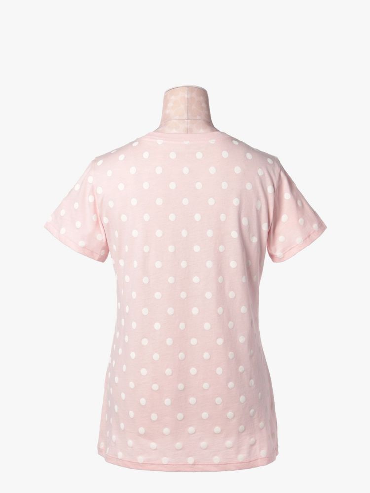 Kate Spade,イースタン ドット ロゴ Tシャツ,ウェア,チョークピンク