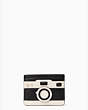 Kate Spade,oh snap small slim camera card holder,Parchment Multi