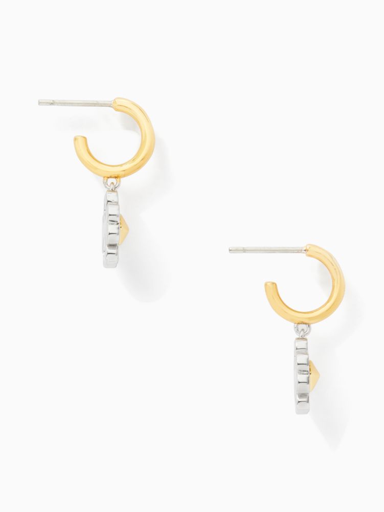 Kate Spade メタルハギーズ Spades & Studs Metal Huggies | Kate Spade Outlet | Kate