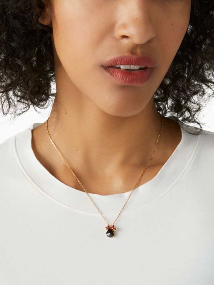 Kate spade sale logo necklace