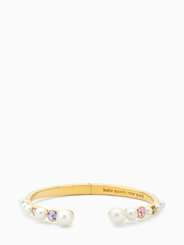 【kate spade】上品 ★ Pearl Caviar Hinge Cuff ★ Pearl Caviar Hinge Cuff | Kate Spade Outlet