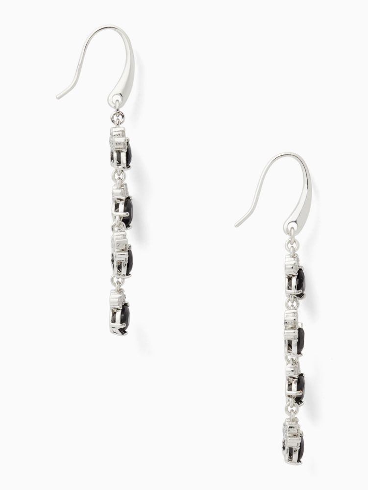 Kate Spade,Paw Print Linear Earrings,