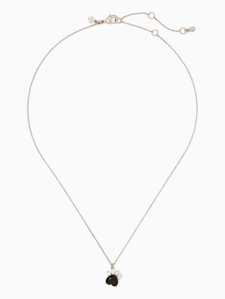 Kate Spade,Paw Print Mini Pendant Necklace,