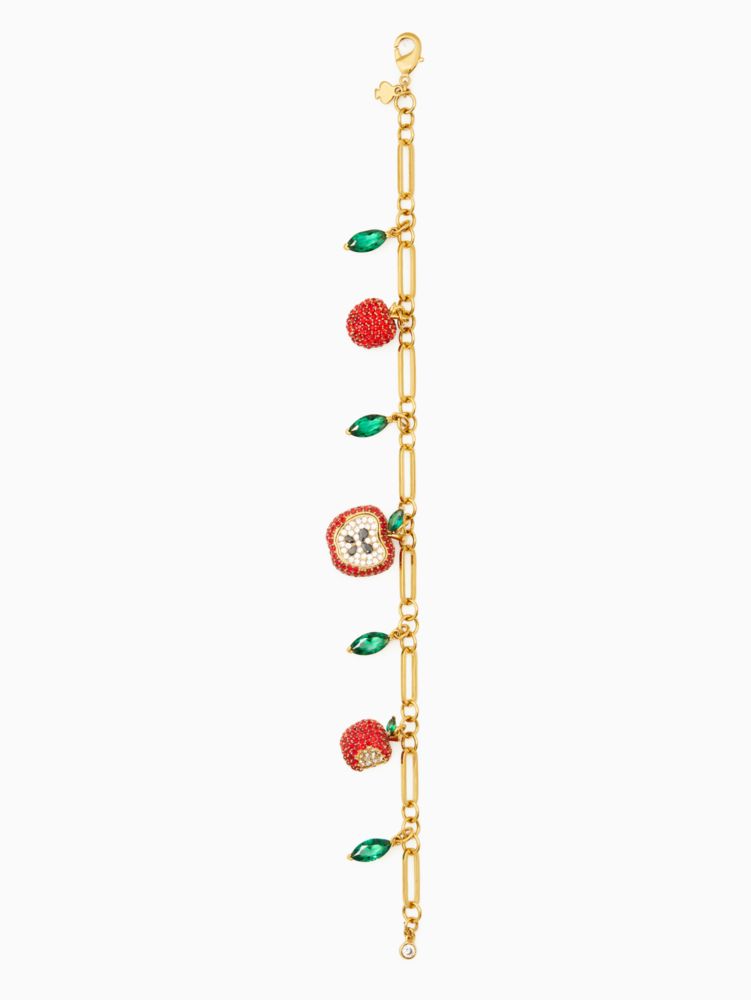 Kate Spade,Apple Of My Eye Charm Bracelet,