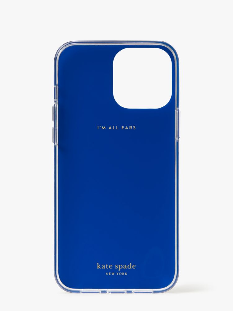 Kate Spade,On A Roll iPhone 13 Pro Max Case,Case,Color Block,Logo,Glitter,Casual,Mustard