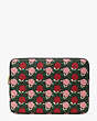 Kate Spade,Morgan Rose Garden Universal Laptop Sleeve,Black Multi