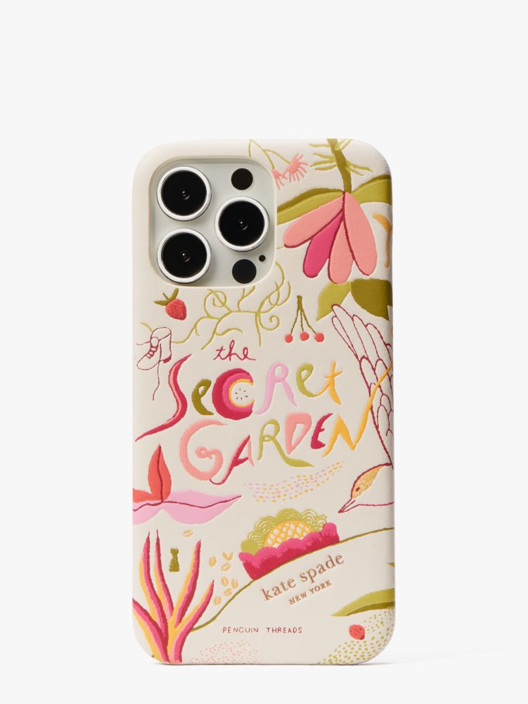 Kate Spade,Storyteller Secret Garden iPhone 13 Pro Case,