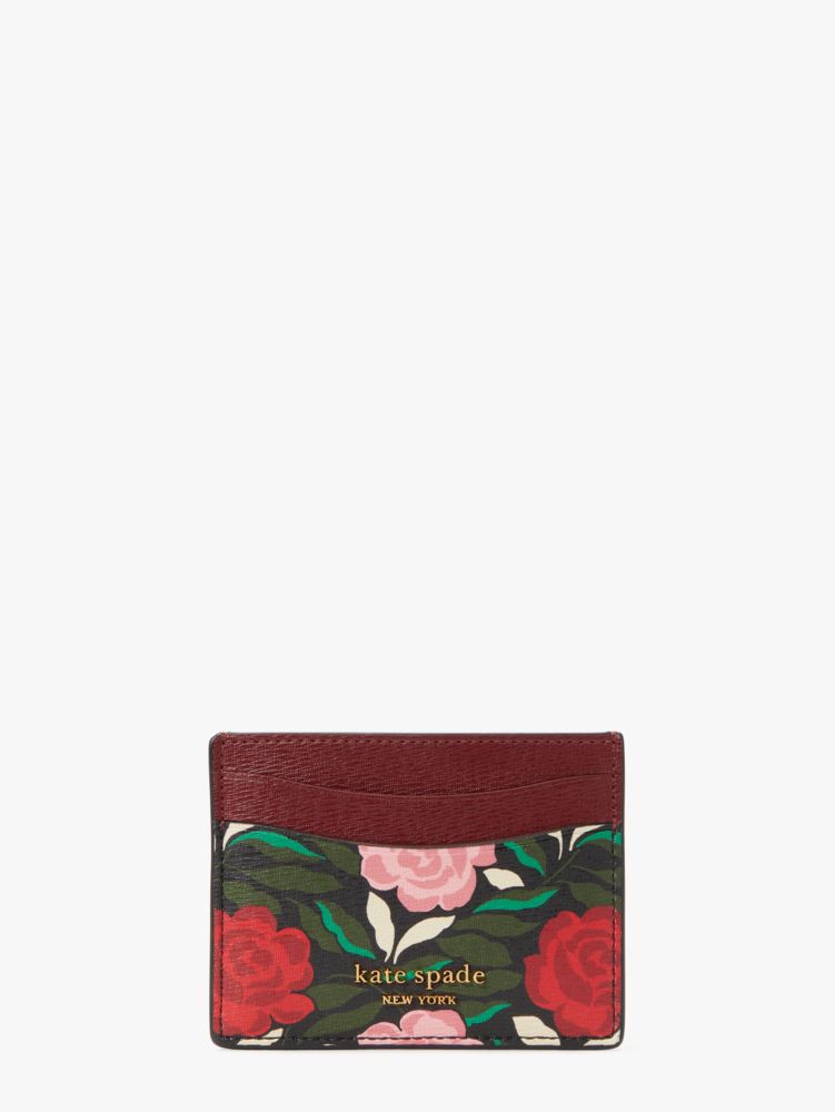 Only 39.60 usd for Kate Spade Morgan Rose Garden Cardholder in