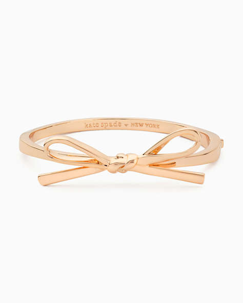 Kate Spade,skinny mini bow bangle,bracelets,Rose Gold